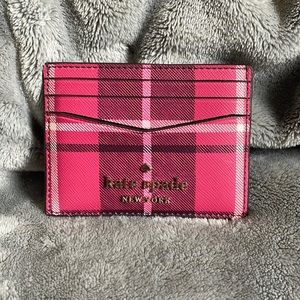 Kate spade saffiano leather card holder